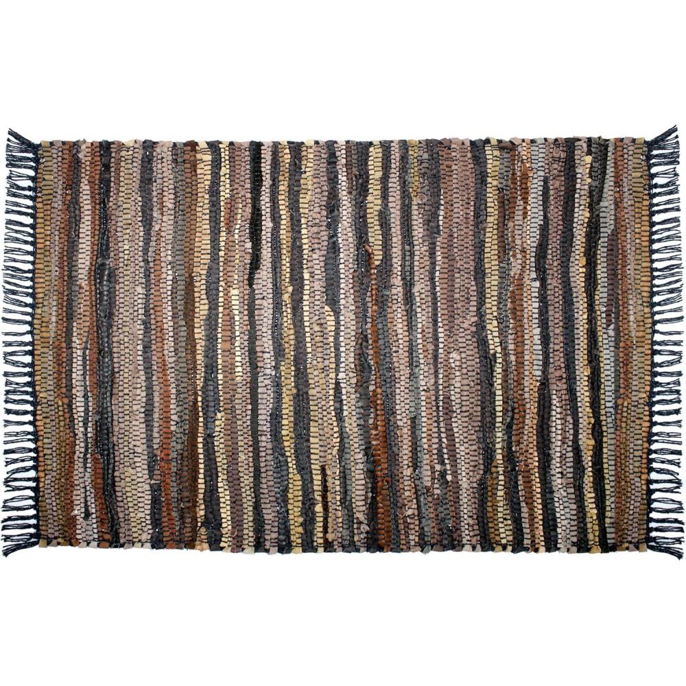 imageCOTTON CRAFT Cotton Chindi Rag Rug  2 Pack  Boho Farmhouse Rustic Area Accent Throw Rug  Handwoven Reversible Natural Recycled Yarn  Living Room Den Study Home Dcor Gift 20 x 32 in  Multi ColorTan Multi  1 Pack