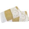 COTTON CRAFT – 2 Piece Valance – Jute Cotton Multi with Lace – Size 72 Inch x 16 Inch – Casual Chic Stylish