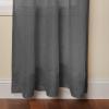 COTTON CRAFT – Genuine Pure 100% Linen Rod Pocket Window Panels – One Pair – Charcoal 54×108. Hand Crafted & Hand Stitched Sheer Linen Panels – Generous 6 inch Hem – Truly Sophisticated Luxury