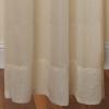 COTTON CRAFT – Genuine Pure 100% Linen Rod Pocket Window Panels – One Pair – Ivory 54×96. Hand Crafted & Hand Stitched Sheer Linen Panels – Generous 6 inch Hem – Truly Sophisticated Luxury