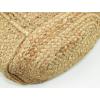 COTTON CRAFT – Hand Braided Multi Chindi & Jute Tote Bag – 20x13x11 – Reuseable Multipurpose Bag – Grocery Shopping – Beach – Made from Colorful Recycled Rag Strips – Accented with Colorful Pompoms(Natural)