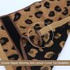COTTON CRAFT 6 Piece Towel Set – Animal Print Leopard Cheetah Africa Safari 100% Cotton Jacquard 2 Bath Towel, 2 Hand Towel, 2 Washcloth Soft Absorbent Luxury Decorative Guest Towel Bathroom Towel Set(12 Pack Washcloth)