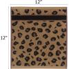 COTTON CRAFT 6 Piece Towel Set – Animal Print Leopard Cheetah Africa Safari 100% Cotton Jacquard 2 Bath Towel, 2 Hand Towel, 2 Washcloth Soft Absorbent Luxury Decorative Guest Towel Bathroom Towel Set(12 Pack Washcloth)