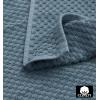 COTTON CRAFT Amazing Kitchen Towels – Set of 12 Terry Towels – 100% Cotton Euro Café Waffle Weave Dish Towel Set – Soft Absorbent Quick Dry Low Lint Reusable Pantry Bar Cleaning Cloth – 16×28 – Black(Blue)