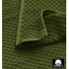 COTTON CRAFT Amazing Kitchen Towels – Set of 12 Terry Towels – 100% Cotton Euro Café Waffle Weave Dish Towel Set – Soft Absorbent Quick Dry Low Lint Reusable Pantry Bar Cleaning Cloth – 16×28 – Black(Harvest Multi)