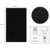 COTTON CRAFT Amazing Kitchen Towels – Set of 12 Terry Towels – 100% Cotton Euro Café Waffle Weave Dish Towel Set – Soft Absorbent Quick Dry Low Lint Reusable Pantry Bar Cleaning Cloth – 16×28 – Black(Black)