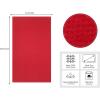 COTTON CRAFT Amazing Kitchen Towels – Set of 12 Terry Towels – 100% Cotton Euro Café Waffle Weave Dish Towel Set – Soft Absorbent Quick Dry Low Lint Reusable Pantry Bar Cleaning Cloth – 16×28 – Black(Red)