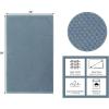 COTTON CRAFT Amazing Kitchen Towels – Set of 12 Terry Towels – 100% Cotton Euro Café Waffle Weave Dish Towel Set – Soft Absorbent Quick Dry Low Lint Reusable Pantry Bar Cleaning Cloth – 16×28 – Black(Blue)