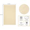 COTTON CRAFT Amazing Kitchen Towels – Set of 12 Terry Towels – 100% Cotton Euro Café Waffle Weave Dish Towel Set – Soft Absorbent Quick Dry Low Lint Reusable Pantry Bar Cleaning Cloth – 16×28 – Black(Ivory)
