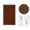 COTTON CRAFT Amazing Kitchen Towels – Set of 12 Terry Towels – 100% Cotton Euro Café Waffle Weave Dish Towel Set – Soft Absorbent Quick Dry Low Lint Reusable Pantry Bar Cleaning Cloth – 16×28 – Black(Chocolate)