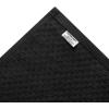 COTTON CRAFT Amazing Kitchen Towels – Set of 12 Terry Towels – 100% Cotton Euro Café Waffle Weave Dish Towel Set – Soft Absorbent Quick Dry Low Lint Reusable Pantry Bar Cleaning Cloth – 16×28 – Black(Black)