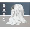 COTTON CRAFT Basket Weave Blanket – 100% Cotton 330 GSM Ultra Soft Thermal Blanket – All Season Light Breathable Skin Friendly Cooling Luxury Throw Blanket – Sofa Bed Travel Dorm – 90×102 King – White(White)