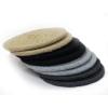 COTTON CRAFT Braided Bar Coasters – 8 Pack – Reusable Drink Beverage Moisture Absorbent Heat Resistant Countertop Tabletop Protection – Celebration Party Gift – 2 Each Black, Lt. Grey, Dk. Grey, Tan