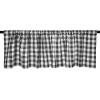 COTTON CRAFT Café Kitchen Window Curtain 3 Pc – Tier Curtains with Valance – Gingham Buffalo Check 100% Cotton Window Panel Treatment – Farmhouse Country Rustic Laundry Bedroom – 30×36 / 16×60 – Red(Black & White)