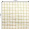 COTTON CRAFT Christmas Holiday Napkins -12 Pack – Cotton Cloth Table Napkins – Reusable Washable – Lunch Dinner Party Celebration Decorative Napkin Festive Gift Bag -17×17 White & Metallic Gold Stripe(White Gold Plaid)