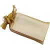 COTTON CRAFT Christmas Holiday Napkins -12 Pack – Cotton Cloth Table Napkins – Reusable Washable – Lunch Dinner Party Celebration Decorative Napkin Festive Gift Bag -17×17 White & Metallic Gold Stripe(White Red Lace)