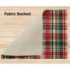 COTTON CRAFT Christmas Placemats – Set of 6 Xmas Tartan Plaid Festive Table Mat – Pure Cotton Reusable Gingham Buffalo Check Decorative Celebration Party Holiday Table Décor – 13×19 – Red Green Multi(Red Green Multi)