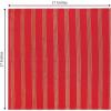 COTTON CRAFT Christmas Red Napkins -12 Pack 100% Cotton Dinner Napkins – All Year Xmas Fall Thanksgiving Celebration Party Gift Holiday Table Napkin – Soft Washable Reusable Cloth Napkin -18×18(Red Gold Stripes)