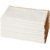 COTTON CRAFT Christmas Red Napkins -12 Pack 100% Cotton Dinner Napkins – All Year Xmas Fall Thanksgiving Celebration Party Gift Holiday Table Napkin – Soft Washable Reusable Cloth Napkin -18×18(Metallic Gold Lace)