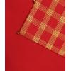 COTTON CRAFT Christmas Table Runner – Xmas Tartan Plaid Festive Tablerunner – Pure Cotton Gingham Buffalo Check Reusable Decorative Holiday Party Celebration Table Décor – 13×72 Inch – Red Green Multi(Red Gold Bells Plaid)