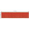 COTTON CRAFT Christmas Table Runner – Xmas Tartan Plaid Festive Tablerunner – Pure Cotton Gingham Buffalo Check Reusable Decorative Holiday Party Celebration Table Décor – 13×72 Inch – Red Green Multi(Red Gold Bells Plaid)