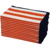 COTTON CRAFT Cloth Napkin – Set of 12 Pure Cotton Slub Harvest Orange Lace Trim Dinner Napkins – Fall Thanksgiving Xmas Holiday Table Celebration Festive Party Thick Washable Reusable Napkin -18×18(Lace – Orange)
