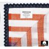 COTTON CRAFT Cloth Napkin – Set of 12 Pure Cotton Slub Harvest Orange Lace Trim Dinner Napkins – Fall Thanksgiving Xmas Holiday Table Celebration Festive Party Thick Washable Reusable Napkin -18×18(Lace – Orange)