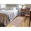 COTTON CRAFT Cotton Chindi Rag Rug – 2 Pack – Boho Farmhouse Rustic Area Accent Throw Rug – Handwoven Reversible Natural Recycled Yarn – Living Room Den Study Home Décor Gift -20 x 32 in – Multi Color(Multi Color – 2 Pack)