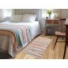 COTTON CRAFT Cotton Chindi Rag Rug – 2 Pack – Boho Farmhouse Rustic Area Accent Throw Rug – Handwoven Reversible Natural Recycled Yarn – Living Room Den Study Home Décor Gift -20 x 32 in – Multi Color(Multi Color – 1 Pack)