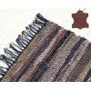 COTTON CRAFT Cotton Chindi Rag Rug – 2 Pack – Boho Farmhouse Rustic Area Accent Throw Rug – Handwoven Reversible Natural Recycled Yarn – Living Room Den Study Home Décor Gift -20 x 32 in – Multi Color(Tan Multi – 1 Pack)