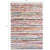 COTTON CRAFT Cotton Chindi Rag Rug – 2 Pack – Boho Farmhouse Rustic Area Accent Throw Rug – Handwoven Reversible Natural Recycled Yarn – Living Room Den Study Home Décor Gift -20 x 32 in – Multi Color(Multi Color – 2 Pack)