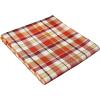 COTTON CRAFT Countryside Classic Gingham Buffalo Check Plaid Tablecloth- Premium Cotton- Halloween Harvest Autumn Fall Thanksgiving Holiday Christmas Xmas Dining Celebration Festive Party – 60×120 Red(Rust Orange Multi Plaid)
