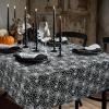 COTTON CRAFT Countryside Classic Gingham Buffalo Check Plaid Tablecloth- Premium Cotton- Halloween Harvest Autumn Fall Thanksgiving Holiday Christmas Xmas Dining Celebration Festive Party – 60×120 Red(Black White)