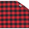 COTTON CRAFT Countryside Classic Gingham Buffalo Check Plaid Tablecloth- Premium Cotton- Halloween Harvest Autumn Fall Thanksgiving Holiday Christmas Xmas Dining Celebration Festive Party – 60×120 Red(Red Black)