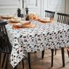 COTTON CRAFT Countryside Classic Gingham Buffalo Check Plaid Tablecloth- Premium Cotton- Halloween Harvest Autumn Fall Thanksgiving Holiday Christmas Xmas Dining Celebration Festive Party – 60×120 Red(Black White Orange)
