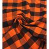 COTTON CRAFT Countryside Classic Gingham Buffalo Check Plaid Tablecloth- Premium Cotton- Halloween Harvest Autumn Fall Thanksgiving Holiday Christmas Xmas Dining Celebration Festive Party – 60×120 Red(Orange Black)