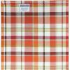 COTTON CRAFT Countryside Classic Gingham Buffalo Check Plaid Tablecloth- Premium Cotton- Halloween Harvest Autumn Fall Thanksgiving Holiday Christmas Xmas Dining Celebration Festive Party – 60×120 Red(Rust Orange Multi Plaid)