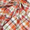 COTTON CRAFT Countryside Classic Gingham Buffalo Check Plaid Tablecloth- Premium Cotton- Halloween Harvest Autumn Fall Thanksgiving Holiday Christmas Xmas Dining Celebration Festive Party – 60×120 Red(Rust Orange Multi Plaid)