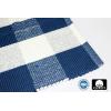 COTTON CRAFT Countryside Set of 2 Pure Cotton Buffalo Check Accent Rugs, 2′ X 3′, Navy Blue