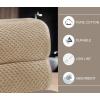 COTTON CRAFT- Euro Spa Set of 4 Luxury Waffle Weave Bath Towels, Oversized Pure Ringspun Cotton, 30 inch x 56 inch, White(Linen)