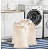 COTTON CRAFT Extra Large Laundry Bags – Heavy Duty Cotton Canvas Drawstring Closure Washable Laundry Bag – Back to School Travel College Dorm Basket Hamper Liner Toys Clothes Organizer Sack -XL 28×36(Laundry Bag / 4 Pack)