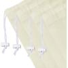 COTTON CRAFT Extra Large Laundry Bags – Heavy Duty Cotton Canvas Drawstring Closure Washable Laundry Bag – Back to School Travel College Dorm Basket Hamper Liner Toys Clothes Organizer Sack -XL 28×36(Laundry Bag / 4 Pack)