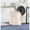 COTTON CRAFT Extra Large Laundry Bags – Heavy Duty Cotton Canvas Drawstring Closure Washable Laundry Bag – Back to School Travel College Dorm Basket Hamper Liner Toys Clothes Organizer Sack -XL 28×36(Laundry Bag / 2 Pack)