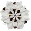 COTTON CRAFT Glitz Handmade Beaded Dining Table Napkin Rings – Set of 12 – Halloween Harvest Autumn Fall Thanksgiving Holiday Christmas Xmas Celebration Festive Party Gift Décor – Gold(Silver – Snowflake)