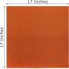 COTTON CRAFT Harvest Plaid Cloth Napkin – Set of 12 Pure Cotton Dinner Napkins – Everyday Fall Halloween Thanksgiving Holiday Party Table Napkin Gift – Reusable Napkin – 17×17 – Rust Orange Multi(Pumpkin Spice)