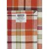 COTTON CRAFT Harvest Plaid Cloth Napkin – Set of 12 Pure Cotton Dinner Napkins – Everyday Fall Halloween Thanksgiving Holiday Party Table Napkin Gift – Reusable Napkin – 17×17 – Rust Orange Multi(Rust Orange Multi)