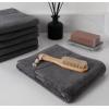 COTTON CRAFT Hooded Hotel Towel – Oversized Extra Large 40 x 80 – Heavyweight 700 GSM Towel with Hood for Adults – 100% Cotton Ringspun Terry Pool Beach Bath Sheet Wrap – Soft Plush Absorbent – Blue(Grey – 6 Pack Hand Towel)