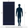 COTTON CRAFT Hooded Hotel Towel – Oversized Extra Large 40 x 80 – Heavyweight 700 GSM Towel with Hood for Adults – 100% Cotton Ringspun Terry Pool Beach Bath Sheet Wrap – Soft Plush Absorbent – Blue(Navy – 2 Pack Bath Sheet)