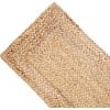 COTTON CRAFT Jute Braided Table Runner – Rustic Farmhouse Table Runner – Kitchen Harvest Fall Thanksgiving Holiday Christmas Party Dining Tabletop Runner – 13 x 36 inches – Natural(Natural)