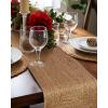 COTTON CRAFT Jute Braided Table Runner – Rustic Farmhouse Table Runner – Kitchen Harvest Fall Thanksgiving Holiday Christmas Party Dining Tabletop Runner – 13 x 36 inches – Natural(Natural)